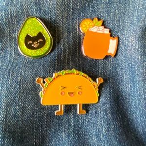 Taco Enamel Pin Bundle